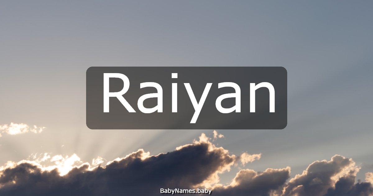 Raiyan