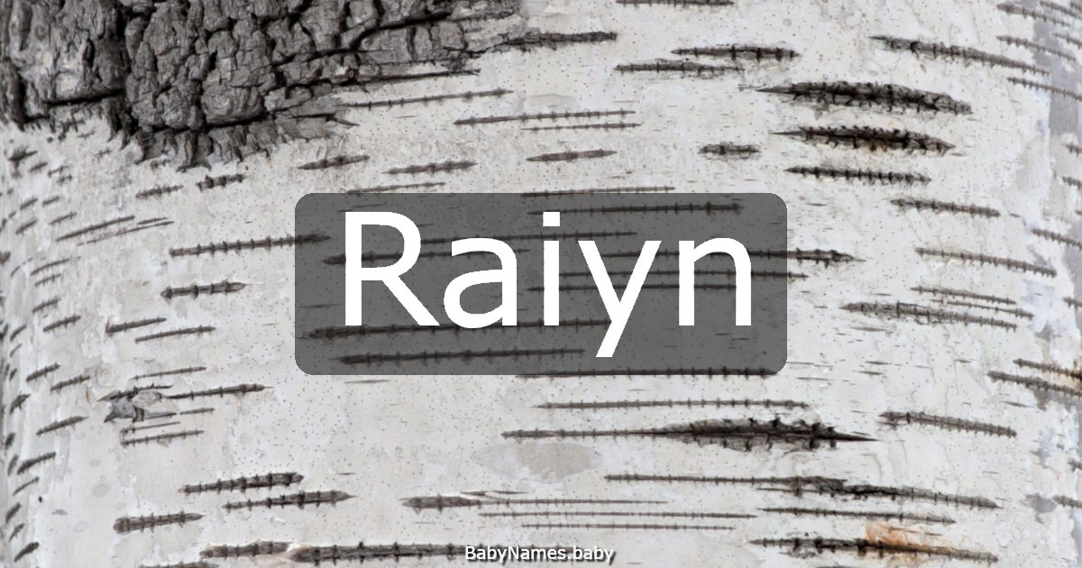 Raiyn