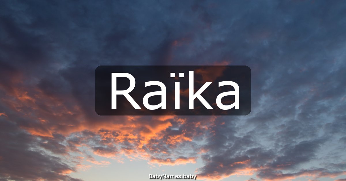 Raïka
