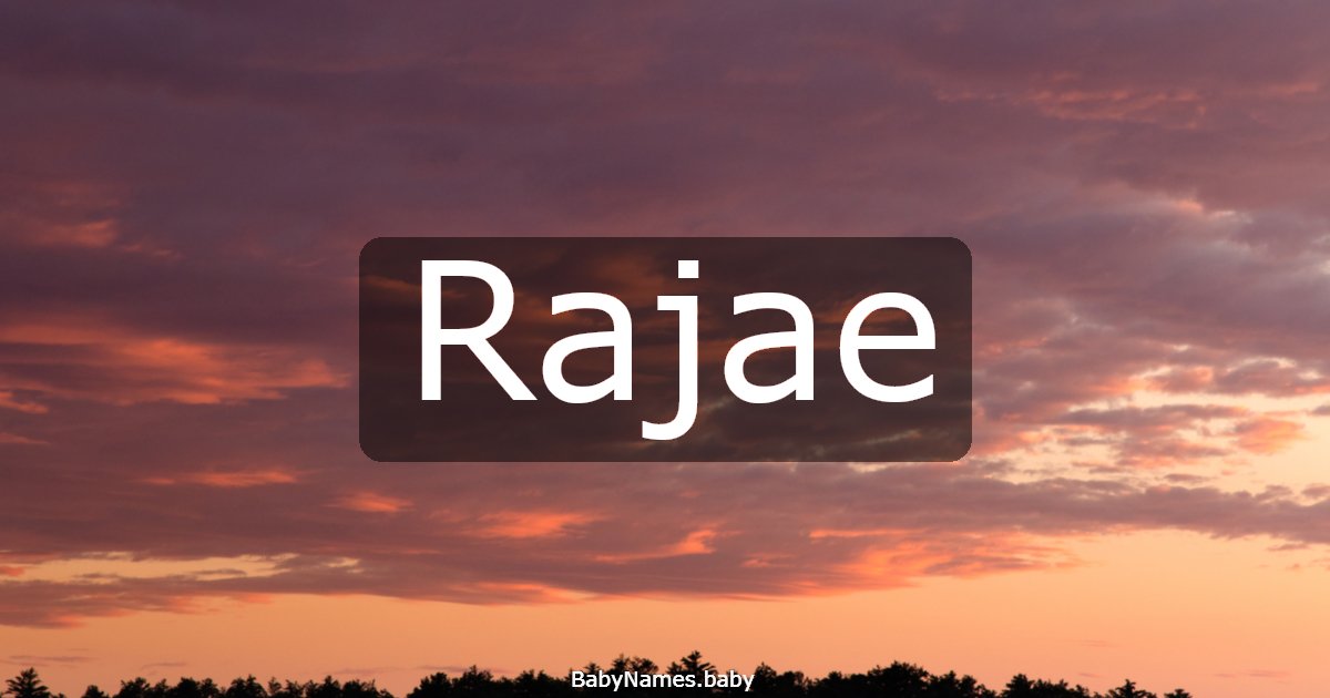 Rajae