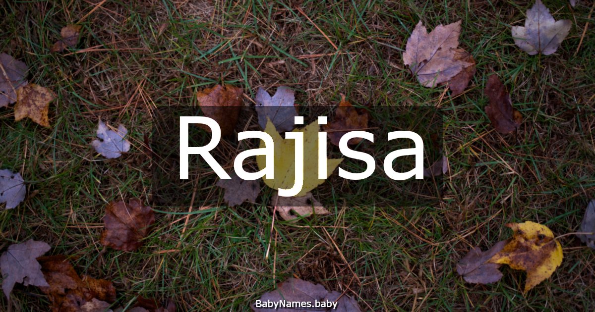 Rajisa