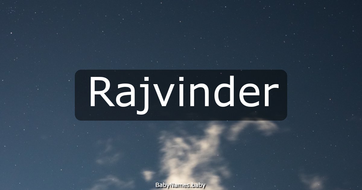 Rajvinder