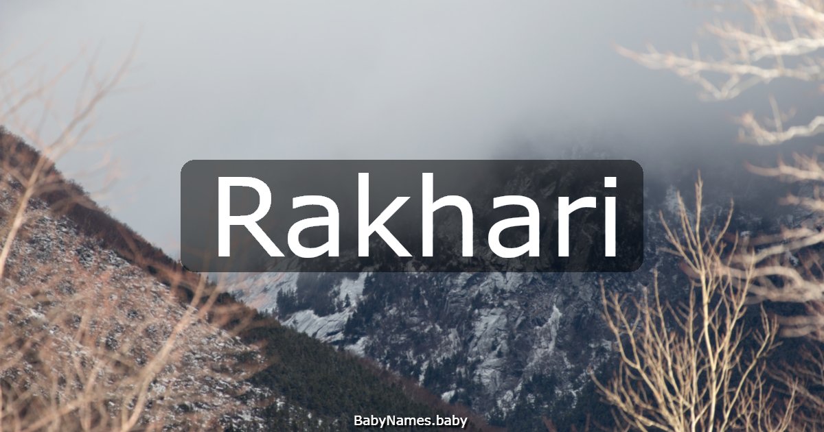 Rakhari