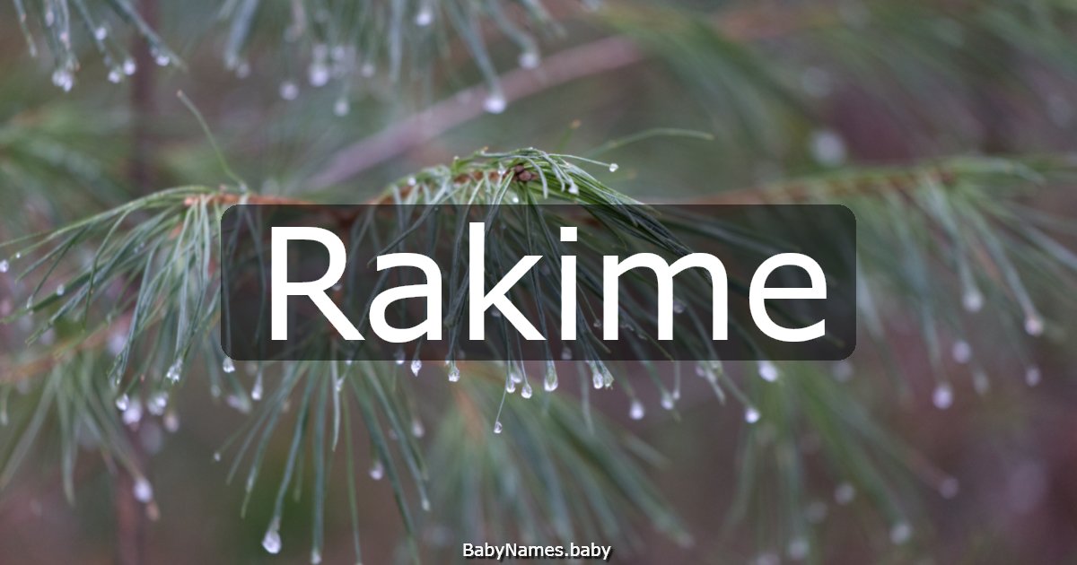 Rakime