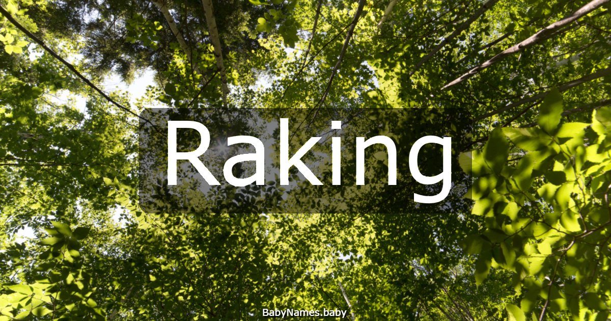 Raking