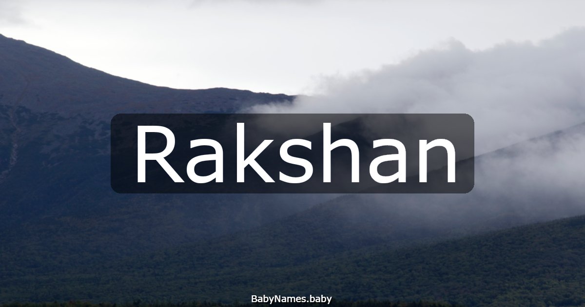 Rakshan