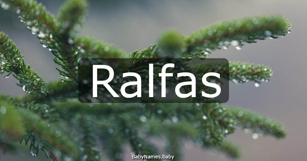 Ralfas