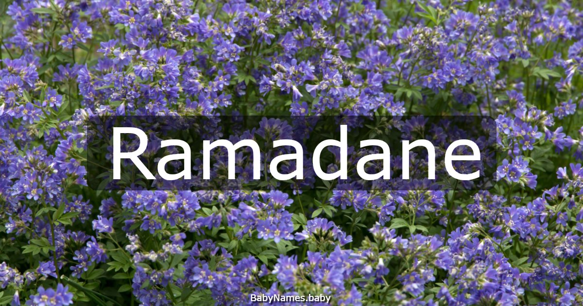 Ramadane