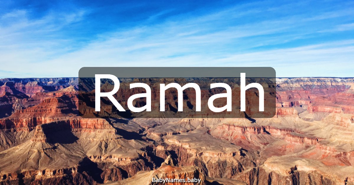 Ramah