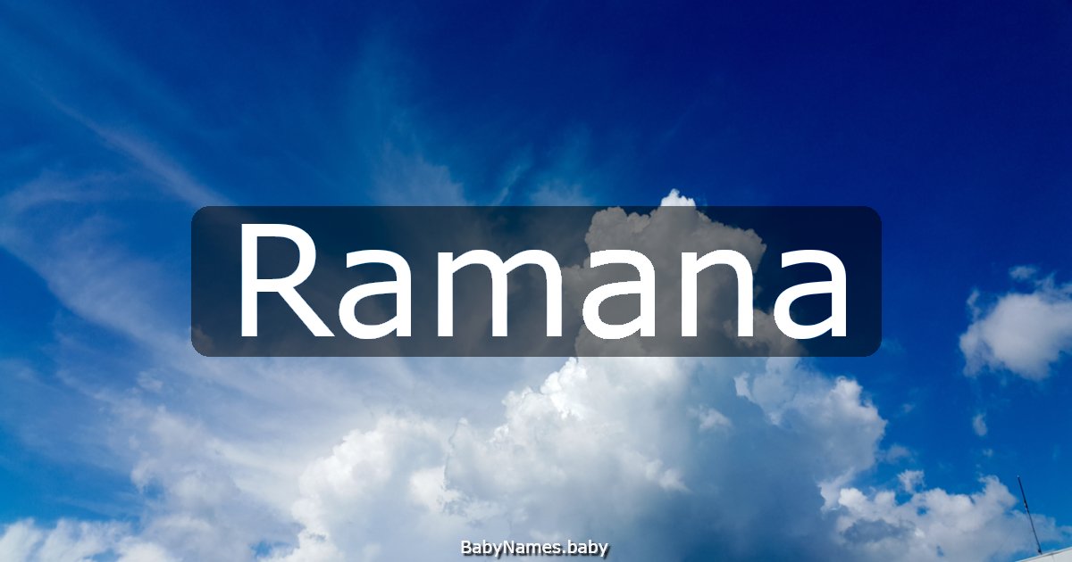 Ramana