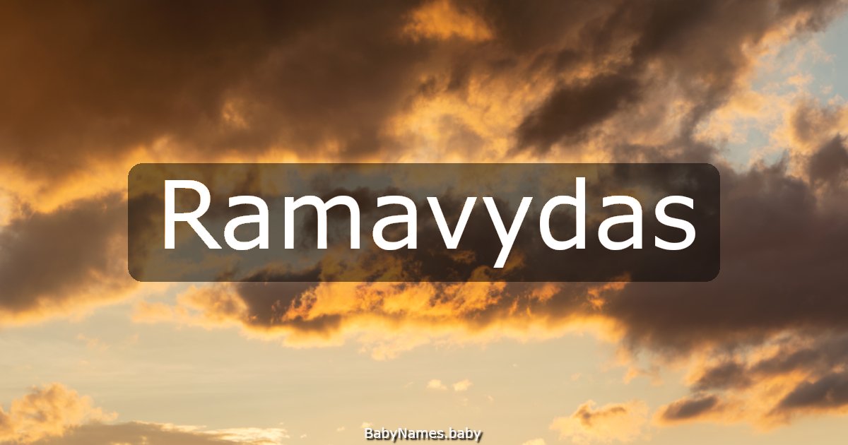 Ramavydas