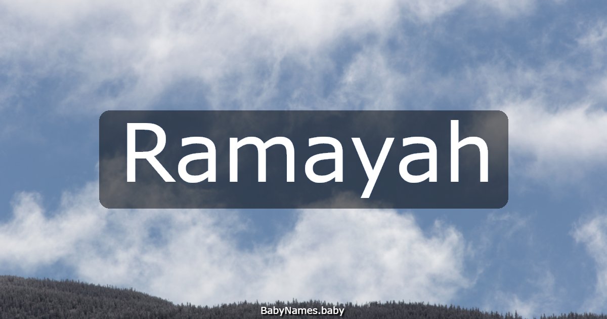 Ramayah