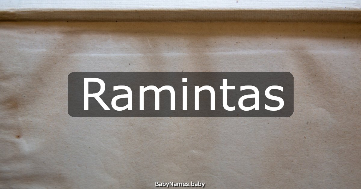 Ramintas