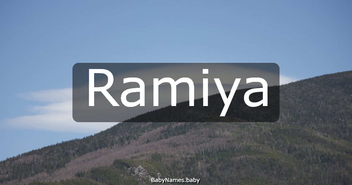 Ramiya