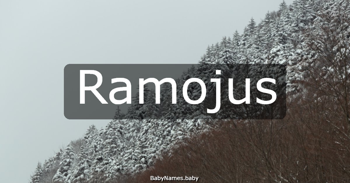 Ramojus