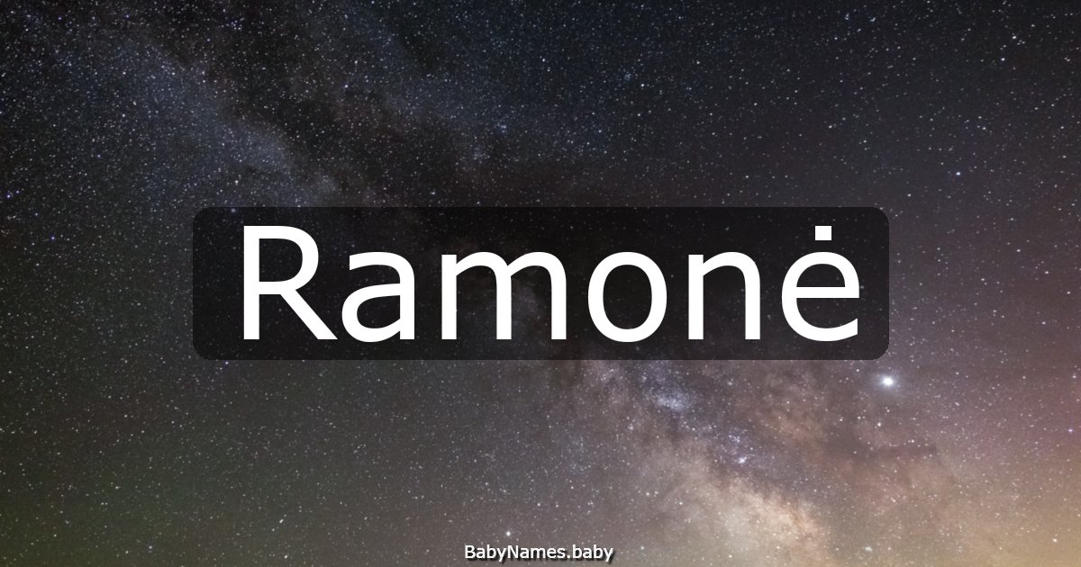 Ramonė