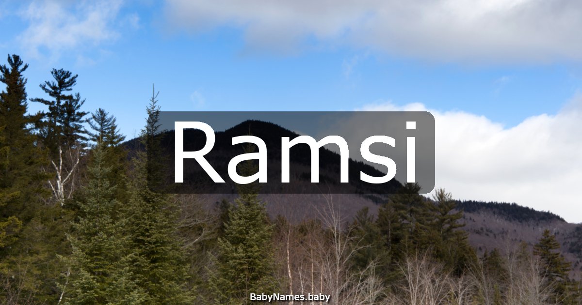 Ramsi