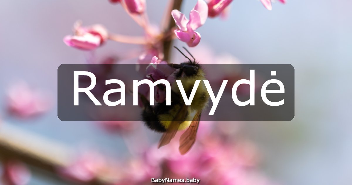 Ramvydė