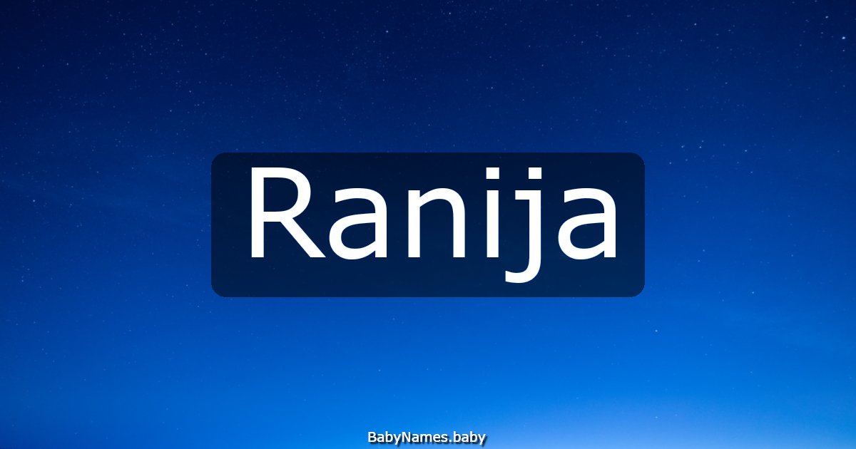 Ranija