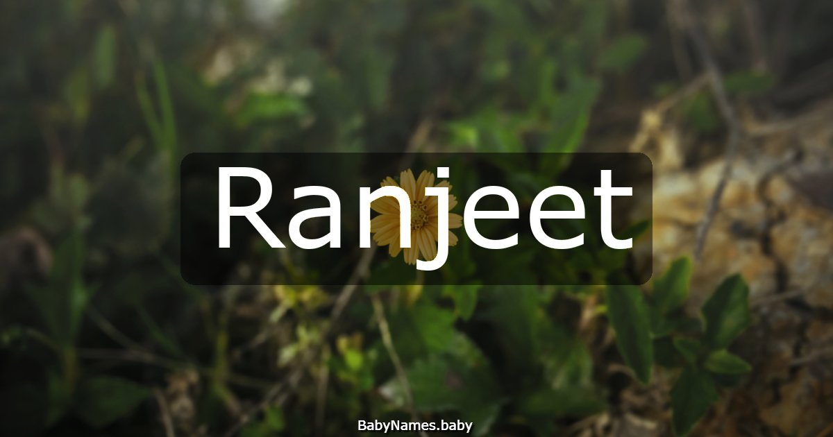 Ranjeet