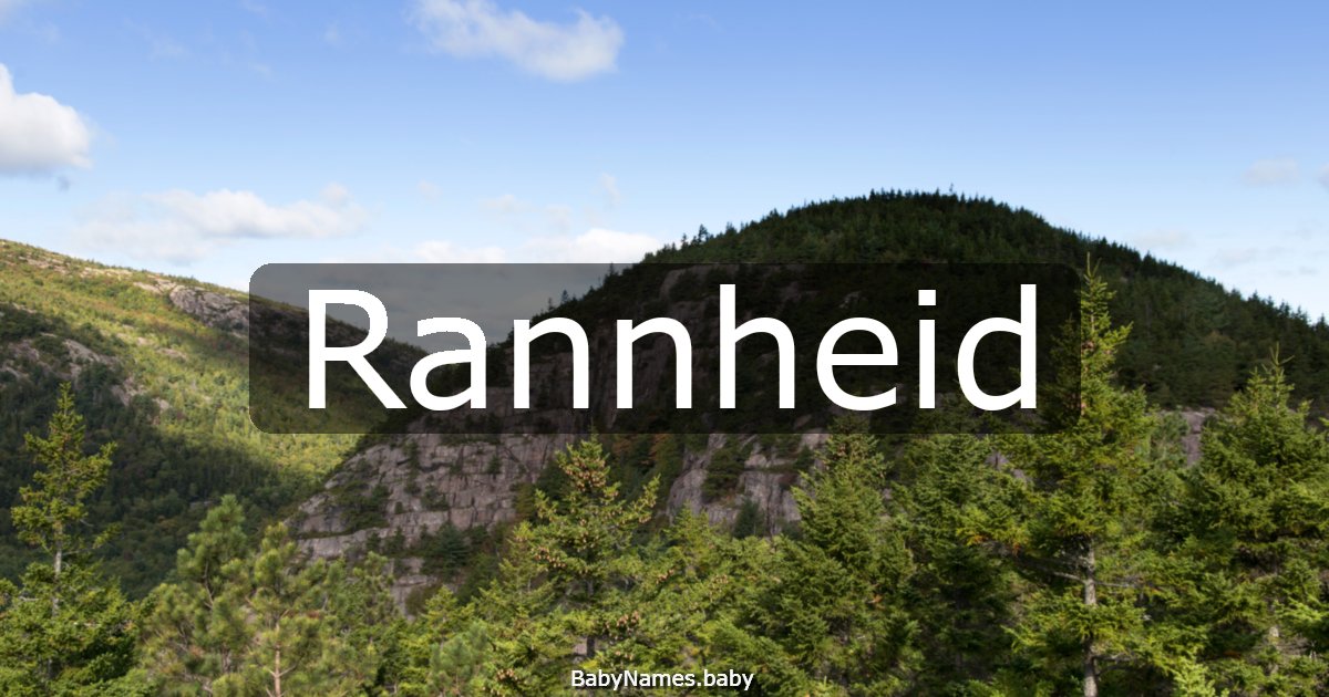 Rannheid