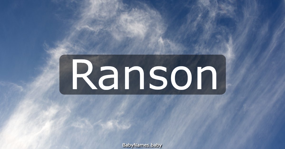 Ranson