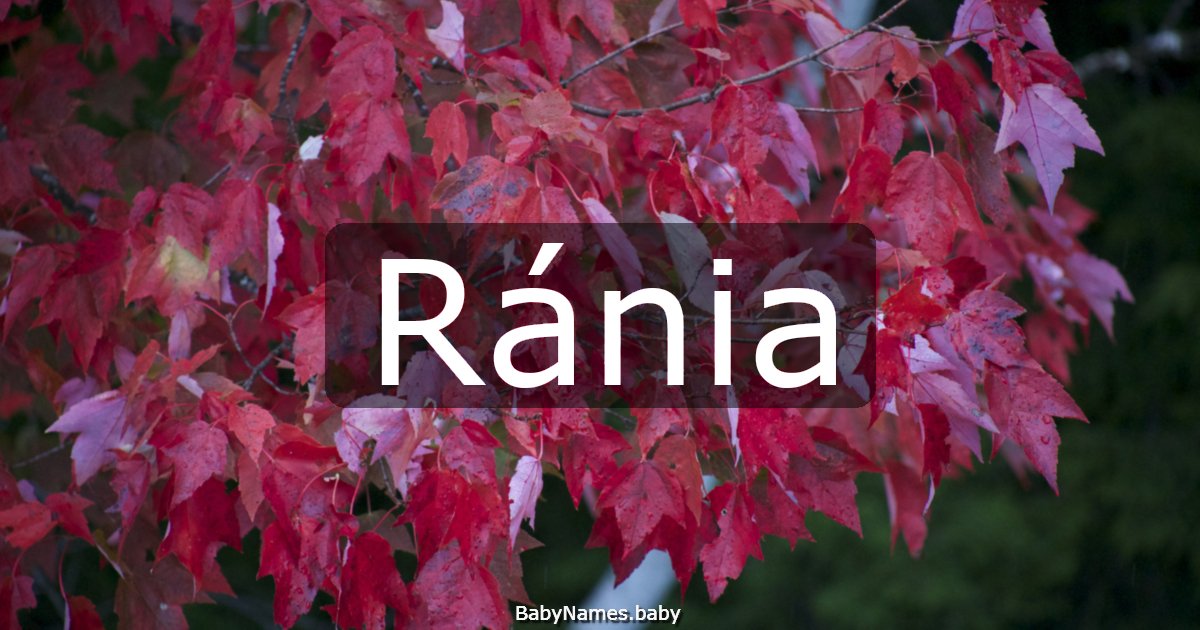 Ránia