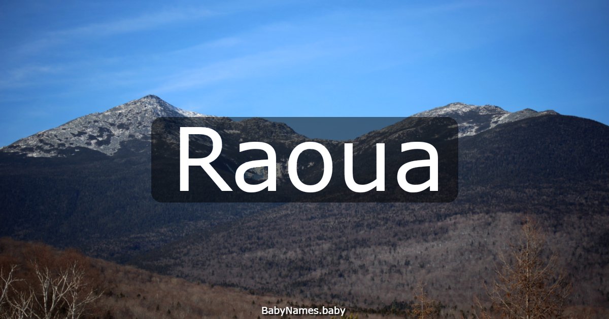 Raoua