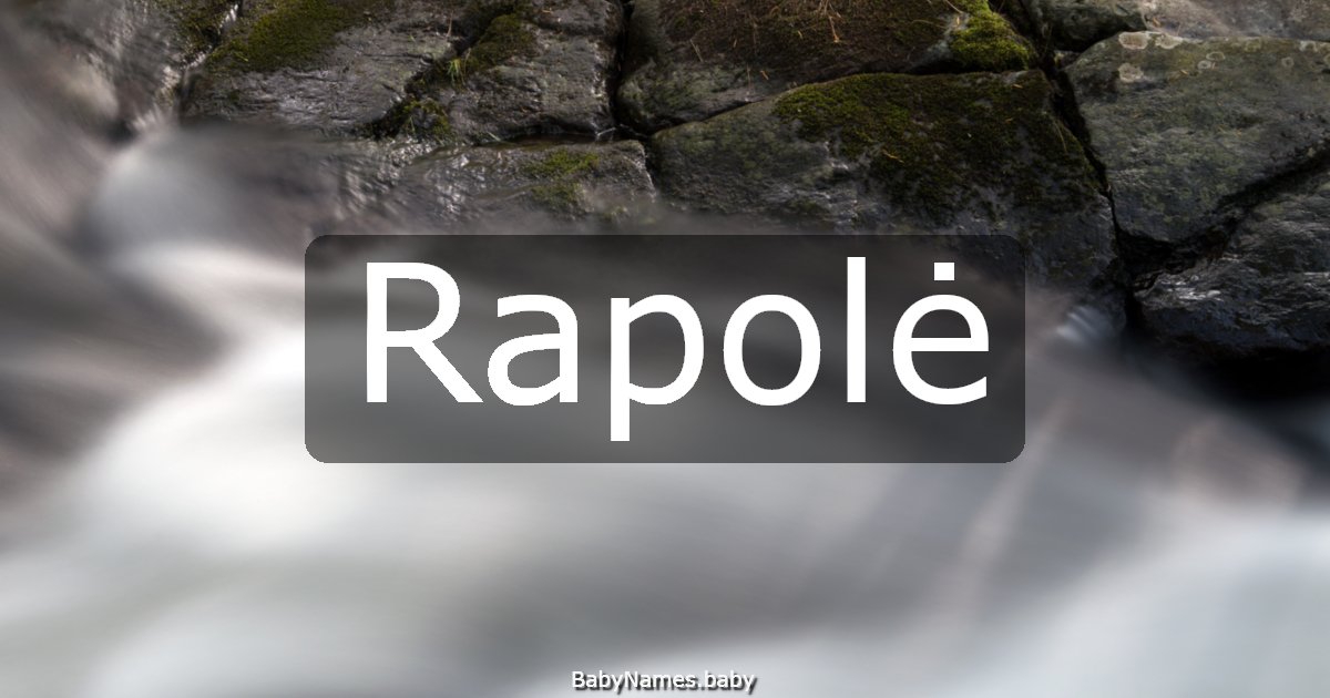 Rapolė