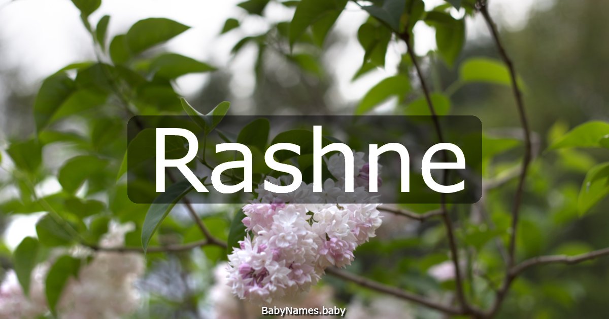 Rashne