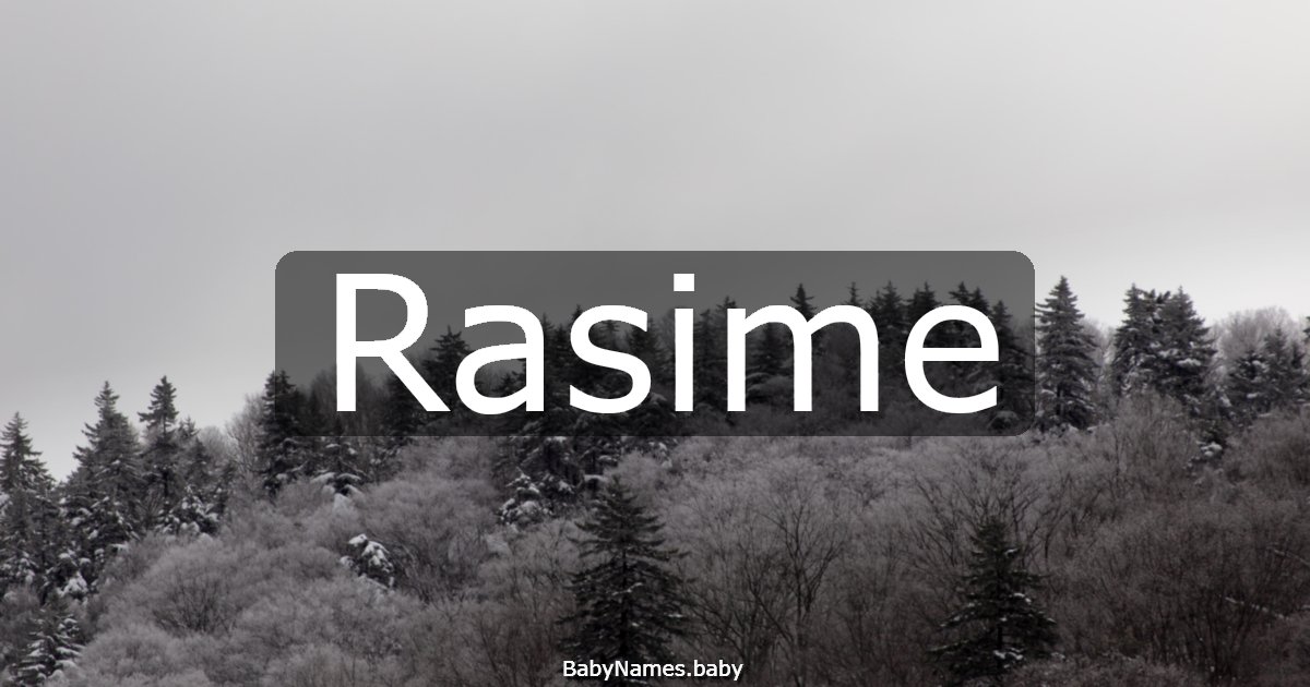 Rasime
