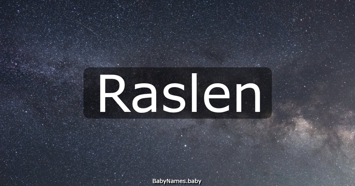 Raslen