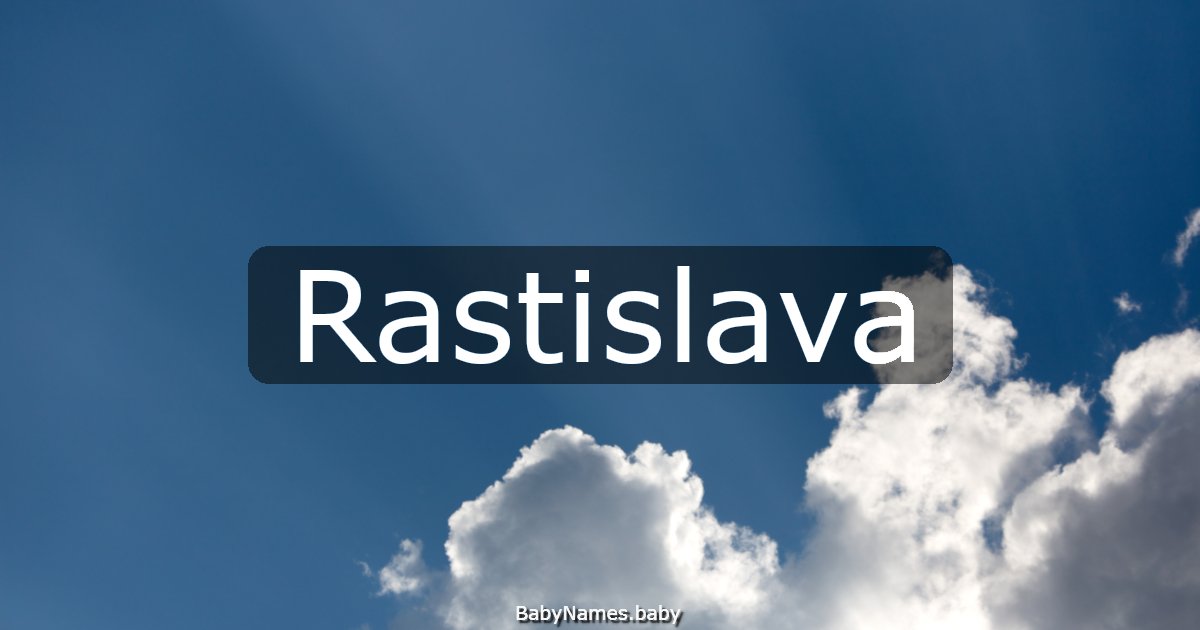 Rastislava