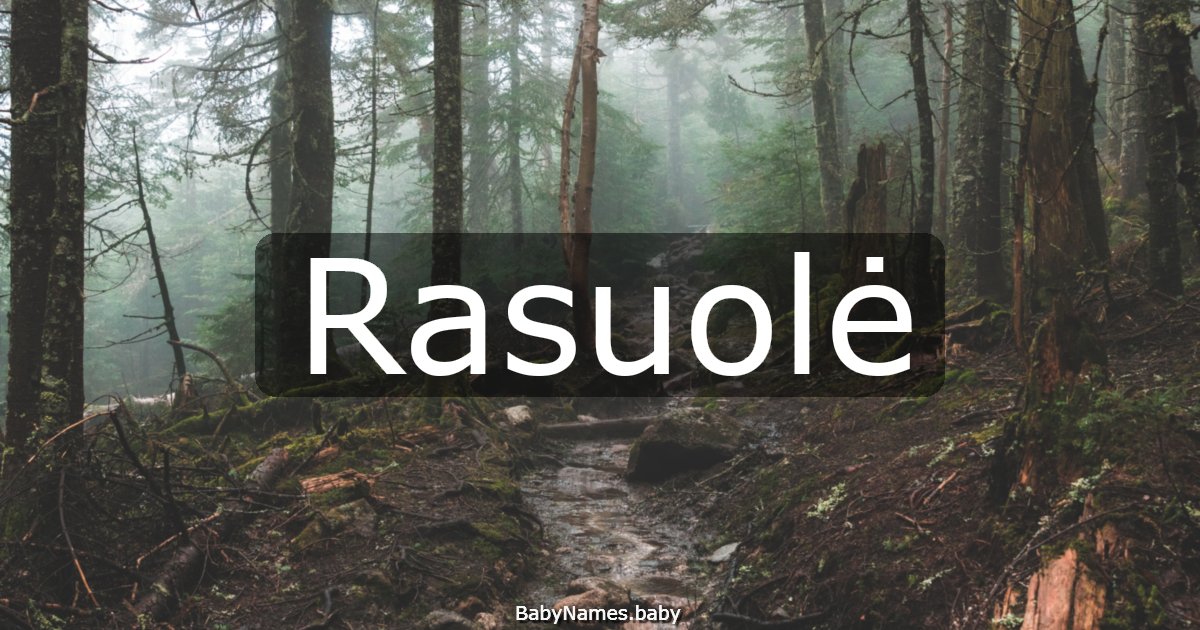 Rasuolė