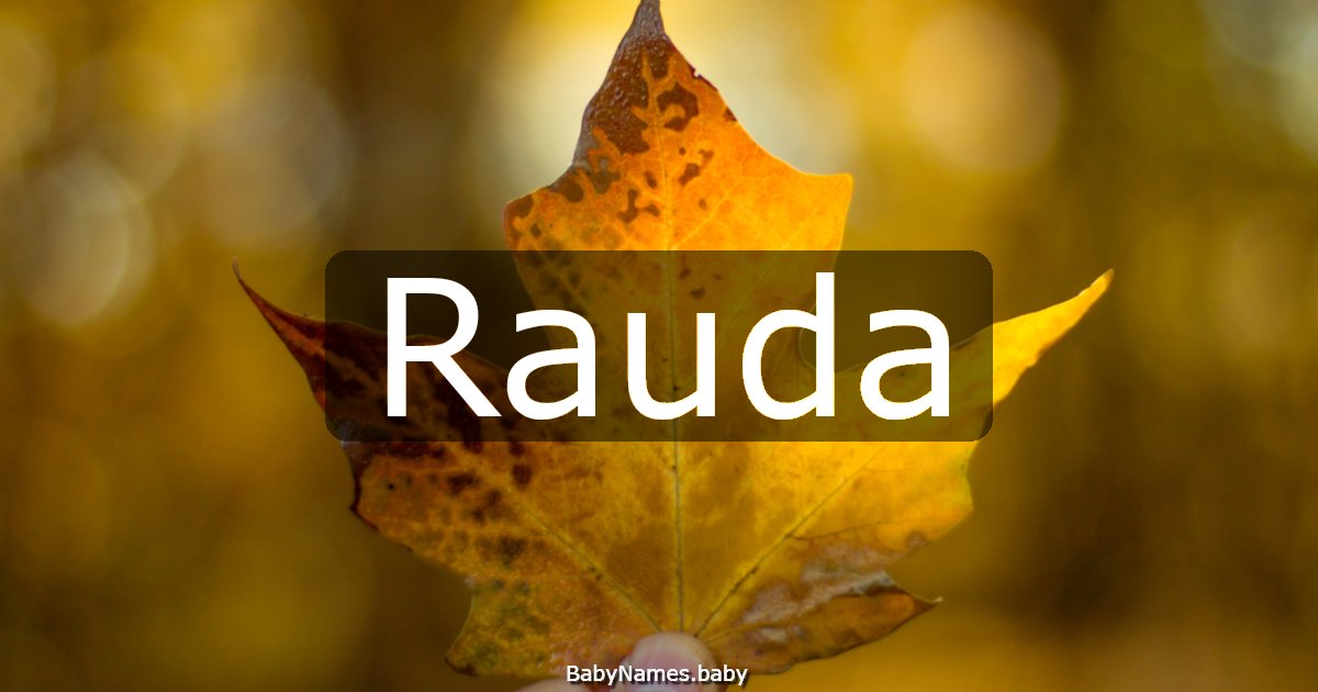 Rauda