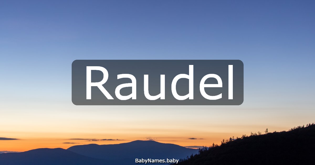 Raudel