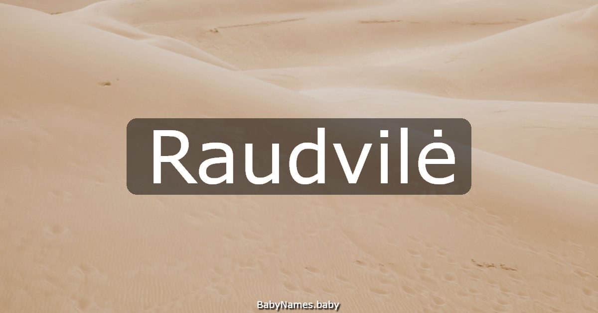 Raudvilė