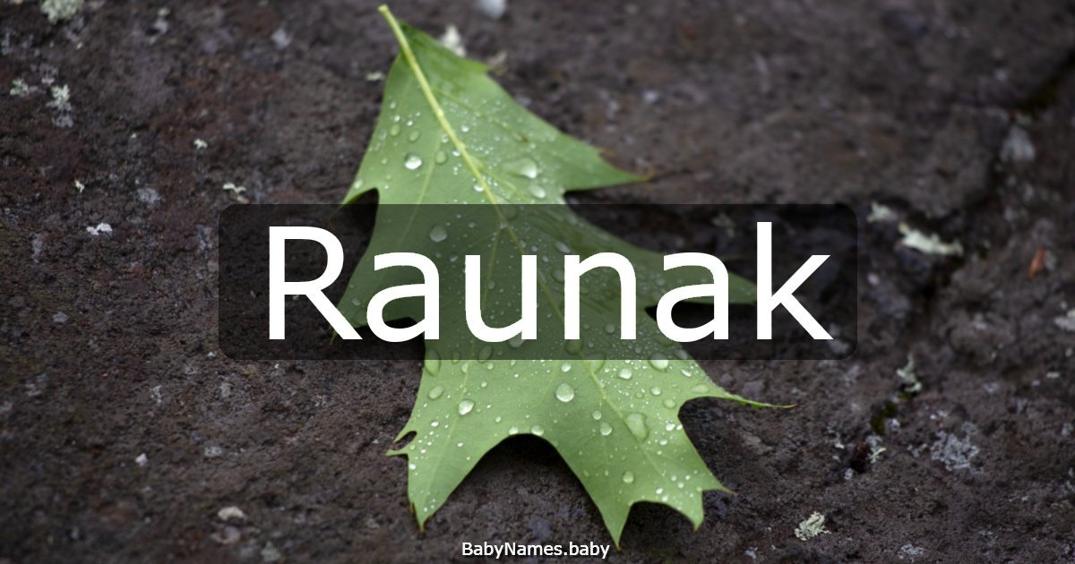Raunak