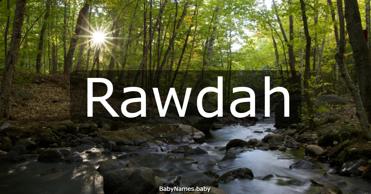 Rawdah