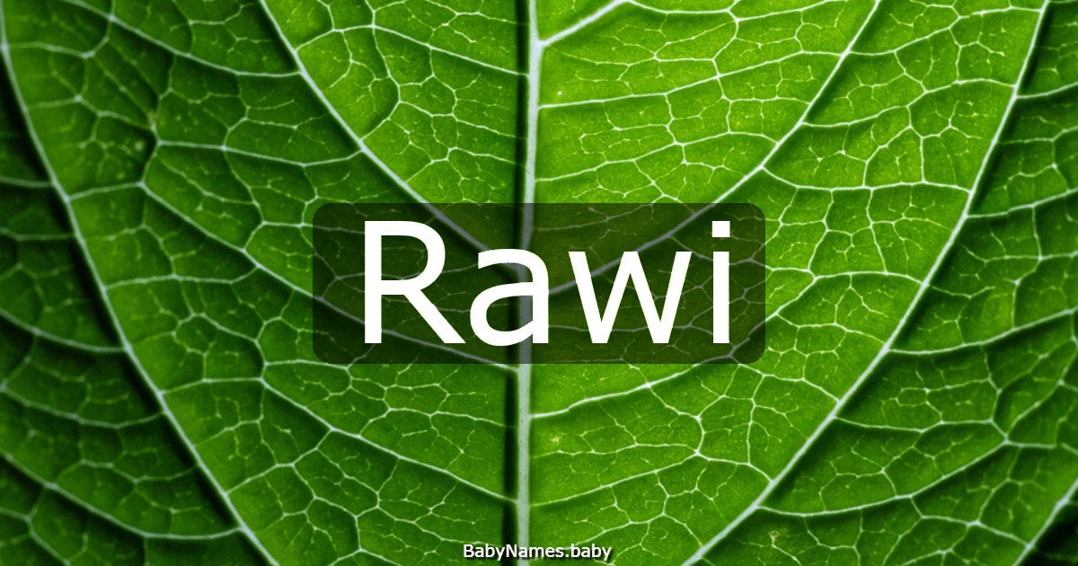 Rawi