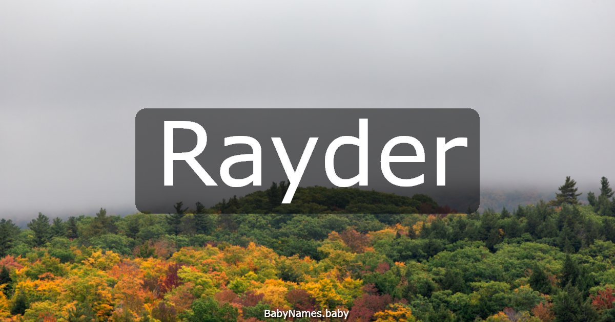 Rayder