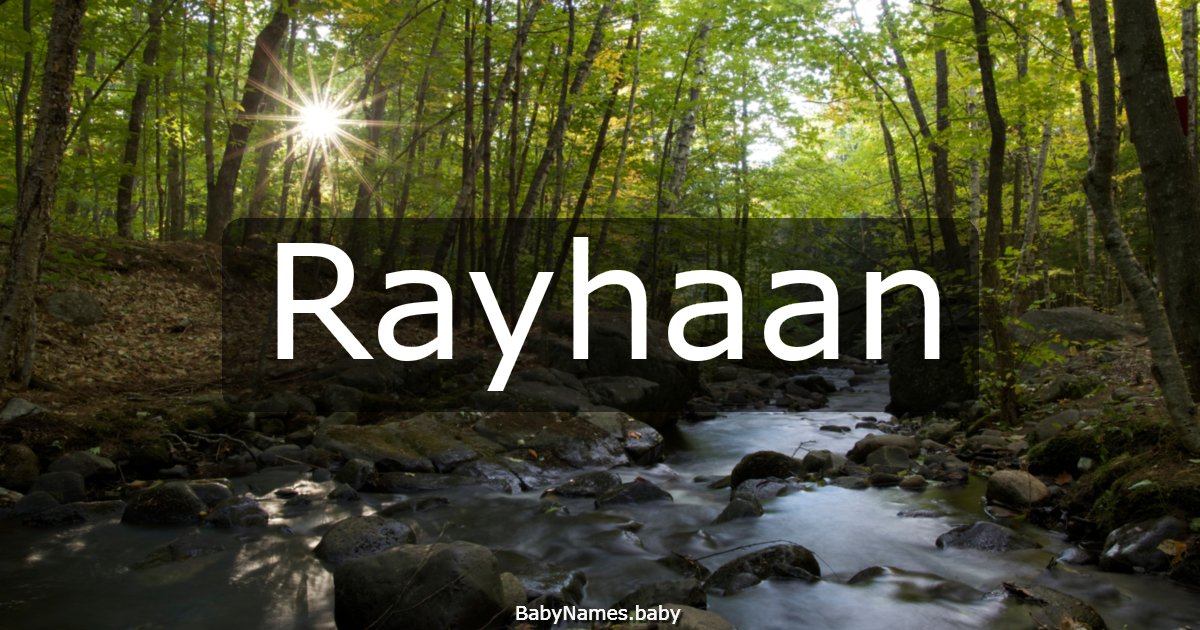 Rayhaan