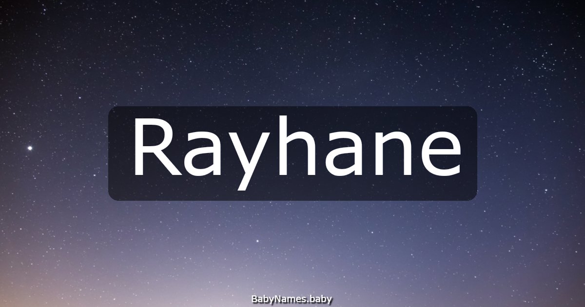 Rayhane