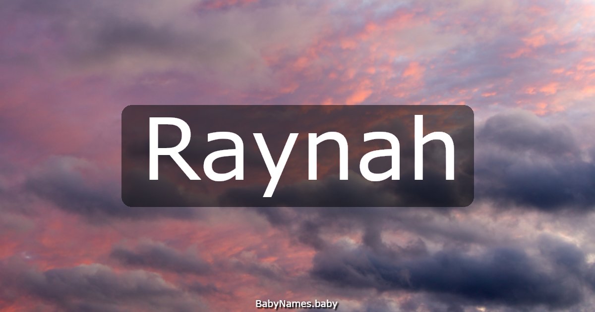 Raynah