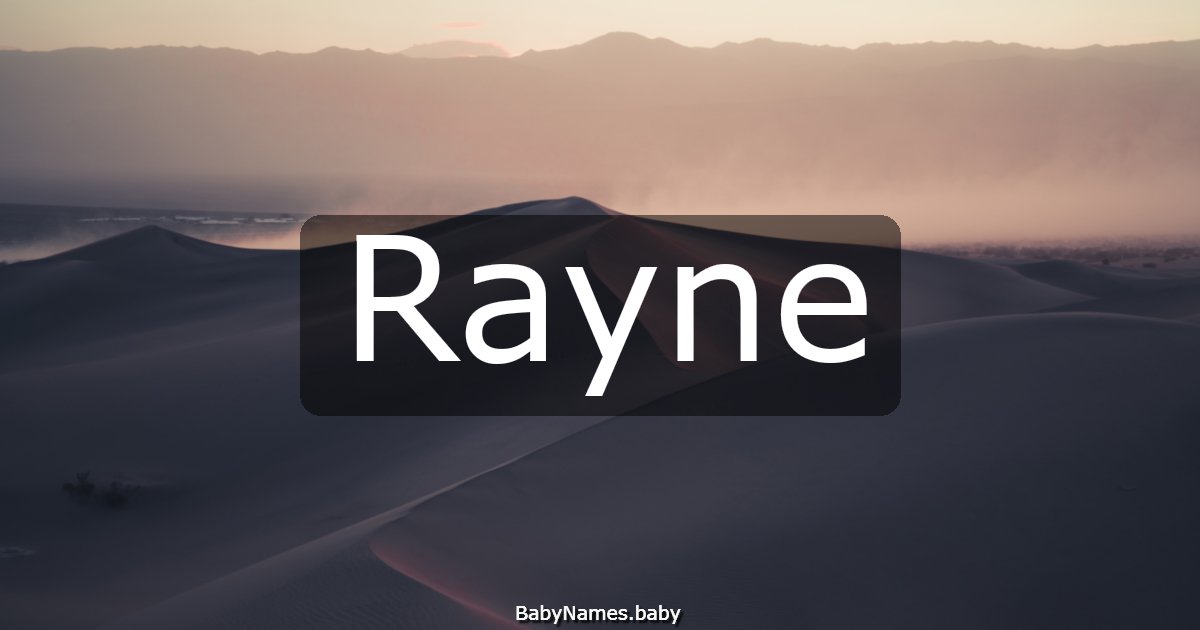 Rayne