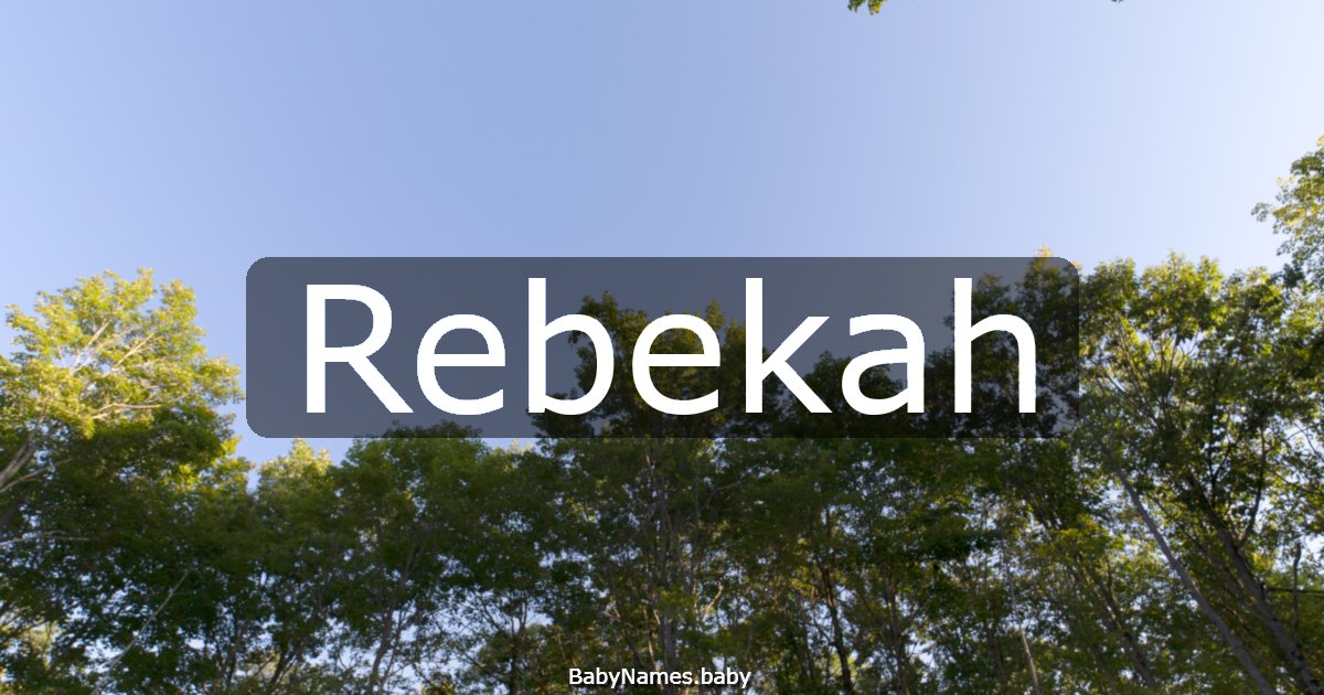 Rebekah
