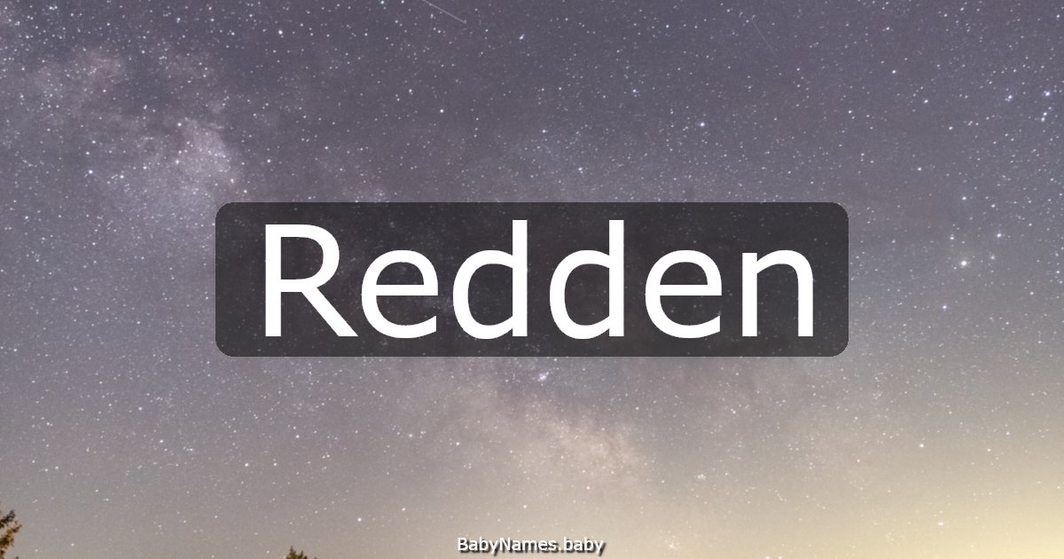 Redden