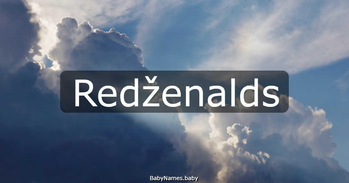 Redženalds