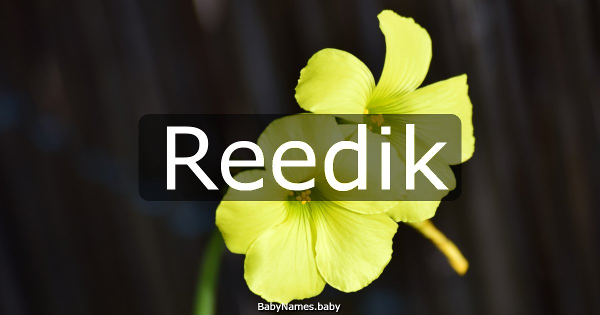 Reedik