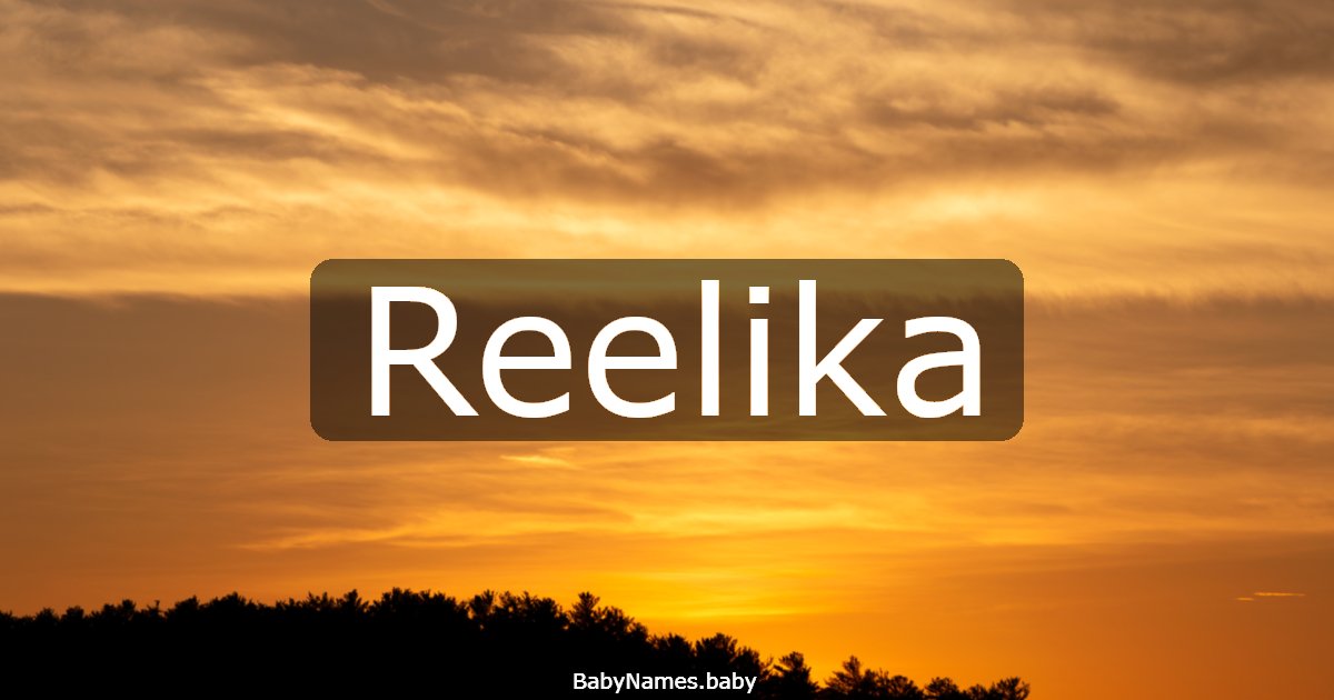 Reelika